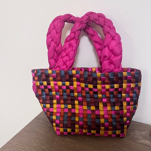 Zara Limited Edition Small Woven Bag in Pink - Picture 5 of 8